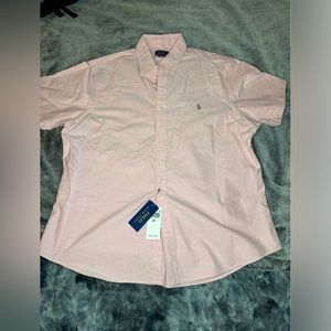 Polo by Ralph Lauren Men's Pink Shirt
